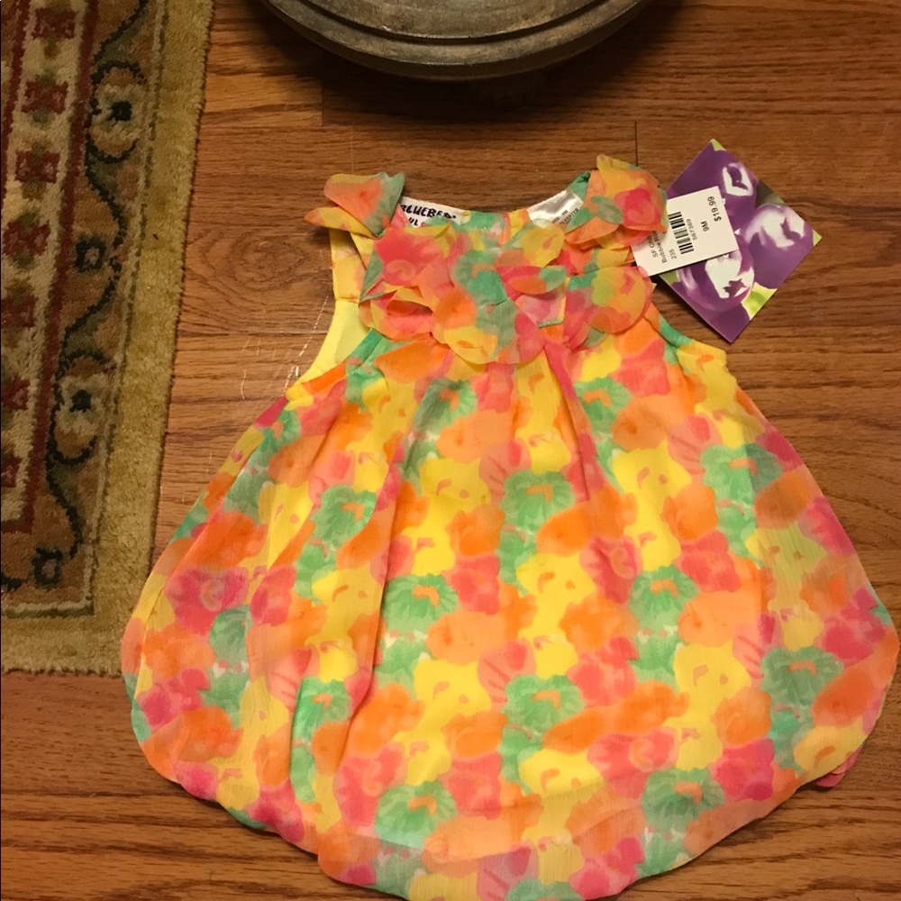 🌸🌺🌼SOLD🌼🌺🌸9 M Dress Romper Bubble